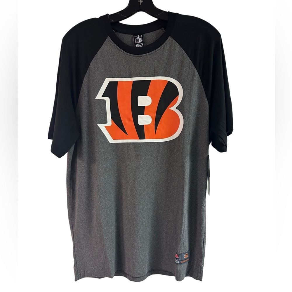 NWT NFL Cincinnati Bengals Polyester Short Sleeve Top Size M
